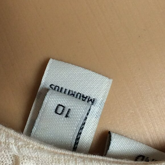 River Island Women's Beige Fit & Flare Baby Doll Cut Out Back Dress Size 6 US Ne - Picture 13 of 15